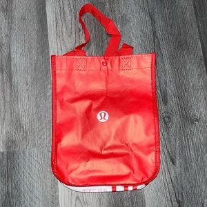 Vibrant Red Lululemon Tote Bag